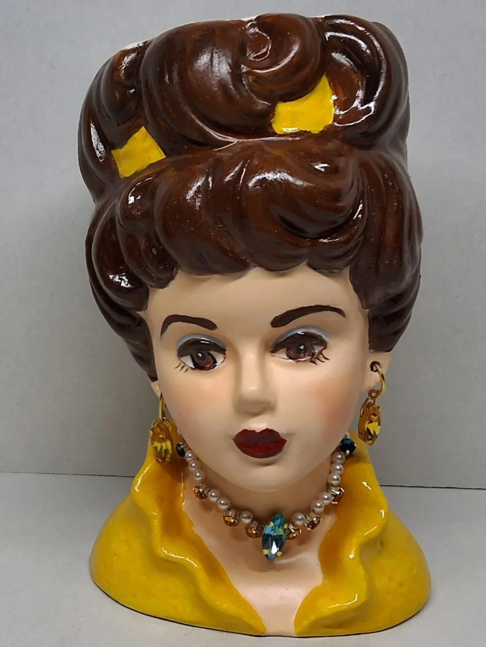 Ruben 4104 Second Chance Lady Head Vase reimagined